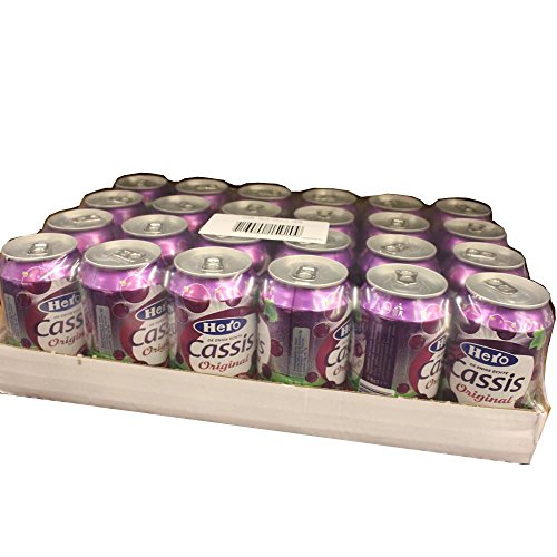 Hero Cassis Original 24 x 0,33l Dose (schwarze Jahannisbeere) von Hero