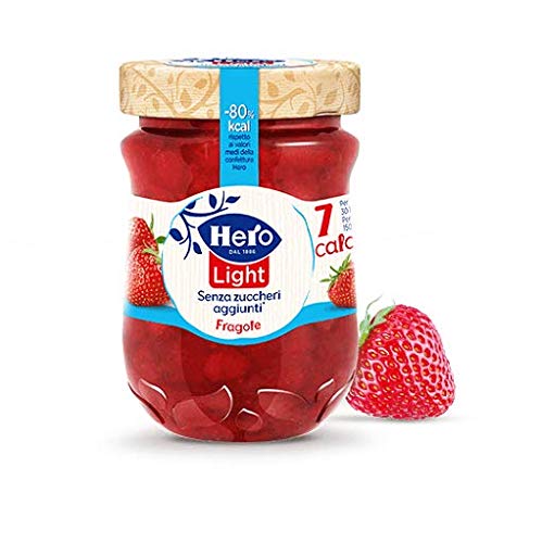 Hero Light Fragole Konfitüre Leichte Brotaufstriche Erdbeeren Italien 280 g von Hero