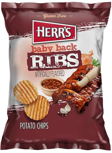 Herr's - Baby Back Ribs Chips - 170g von Herr's