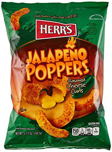 Herr's Jalapeno Poppers Käselocken, 1 Packung, 184,3 g von Herr's