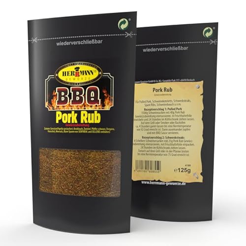 BBQ Pork Rub 125g Gewürzmischung von Herrmann Gewürze