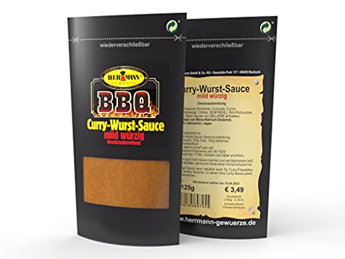 Curry-Wurst-Sauce 125g Gewürzmischung von Herrmann Gewürze