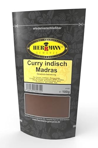 Curry ind. Madras, scharf 100g Gewürzmischung von Herrmann Gewürze