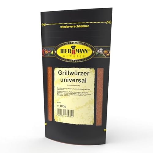 Herrmann Gewürze Grillgewürze BBQ Gewürzmischung (Grillwürzer Universal 100g) von Herrmann Gewürze