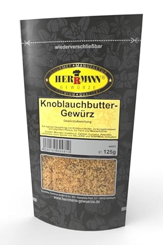 Knoblauchbutter-Gewürz 125g Gewürzmischung von Herrmann Gewürze