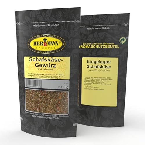 Herrmann Gewürze Schafskäse-Gewürz 100g Gewürzmischung von Herrmann Gewürze