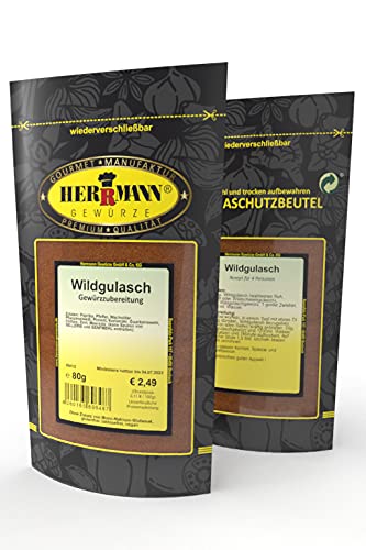 Wildgulasch-Gewürz 100g Gewürzmischung von Herrmann Gewürze