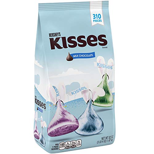 HERSHEY'S Kisses Milchschokolade, Süßigkeiten, Ostern, Beutel (1,5 l, 310 Stück) von Hershey's