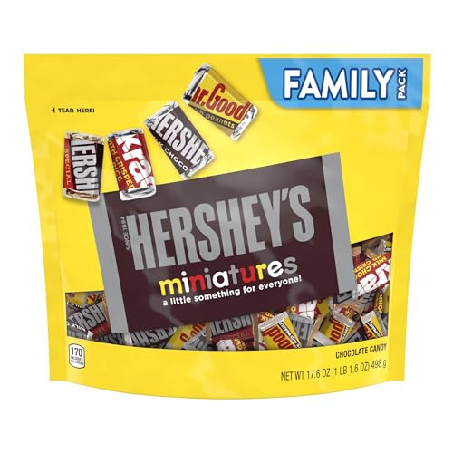 HERSHEY'S Miniaturbeutel, 498 g, Schokolade, 1 Stück, mehrfarbig von Hershey's