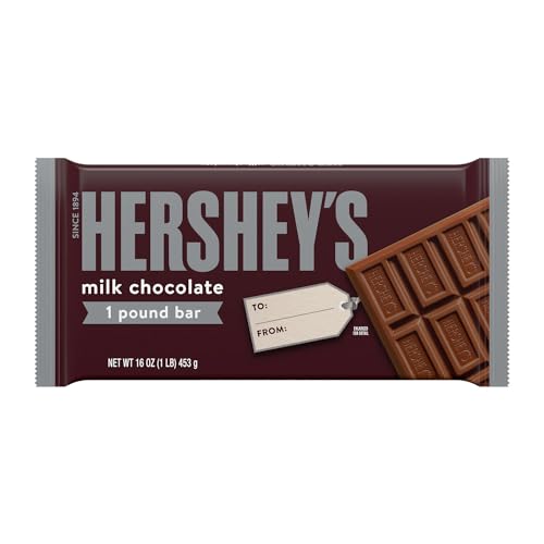 Hershey's Chocolate Bar, Milk Chocolate Candy Bar, 1 Pound Bar von Hershey's