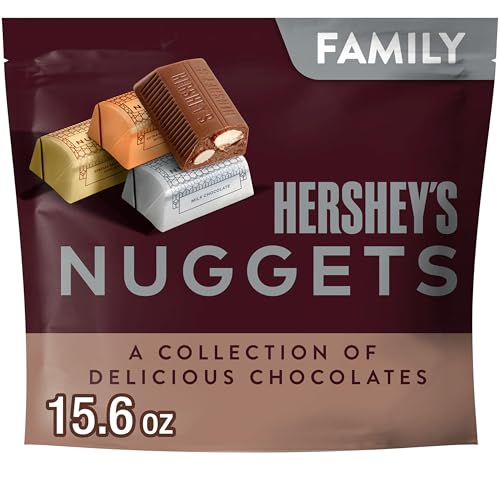 HERSHEY'S Nuggets-Sortiment, Schokoladen-Familienpackung, 442 g von Hershey's