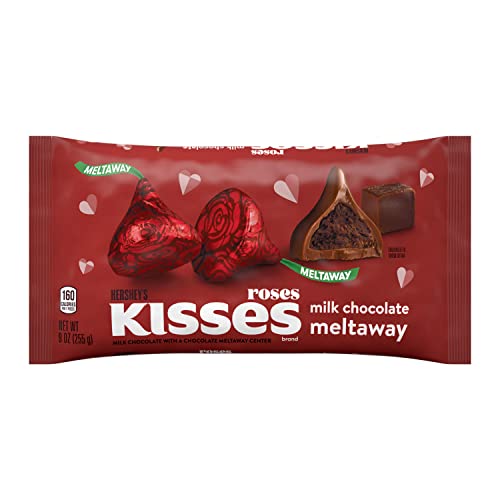 Hershey's Roses Kisses Meltaway, Milchschokolade, ideal zum Verschenken, 255 g von Hershey's