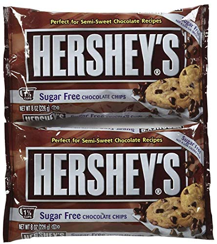 Hershey's Sugar Free Semi-Sweet Baking Chips - 8 oz - 2 pk von Hershey's