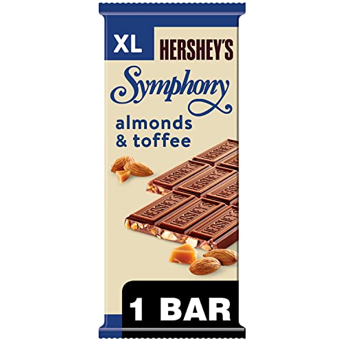 Hershey's Symphony Creamy Milk Chocolate Almond & Toffee Chips (120 g) von Hershey's