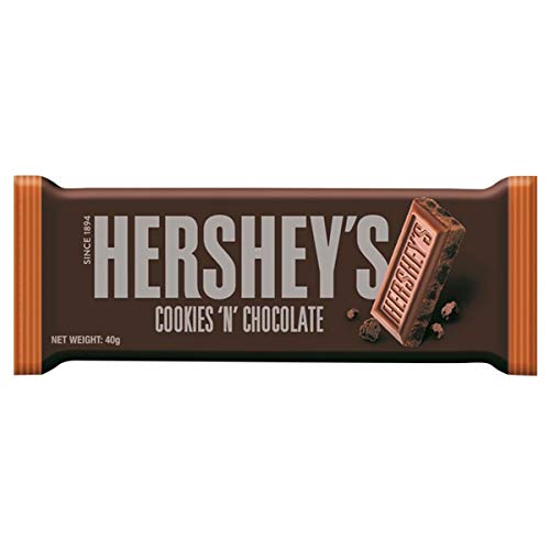 Hersheys CookiesNChocolate Milchschokolade mit Kakaokeks 40g von Hersheys