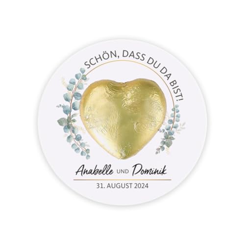 Herz & Heim® Gastgeschenk zur Hochzeit (Eukalyptus, 12 Stück) von Herz & Heim