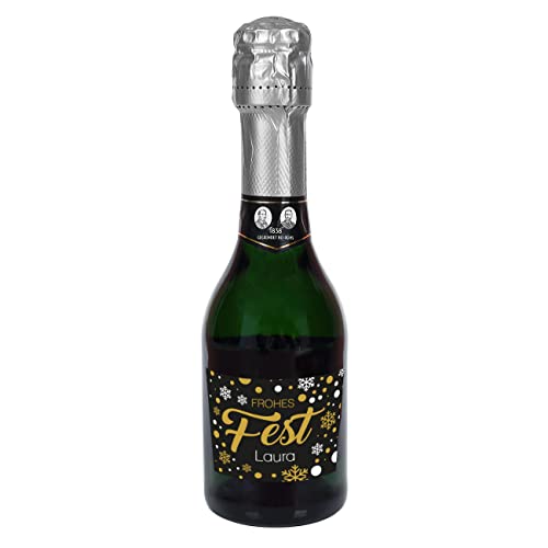 Herz & Heim® Geldermann Sekt Classique (0,2l) Sektgeschenk zu Weihnachten mit personalisiertem Etikett von Herz & Heim