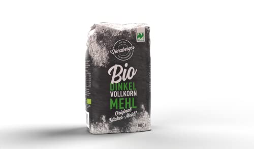 Herzberger Bio Naturland Dinkel Vollkornmehl, 1kg von Herzberger Bäckerei GmbH