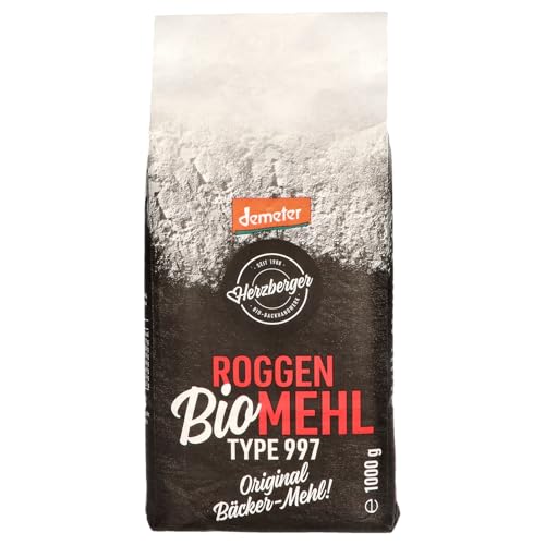 Herzberger Bäckerei Demeter Roggenmehl Type 997, 6 x 1kg von Herzberger Bäckerei