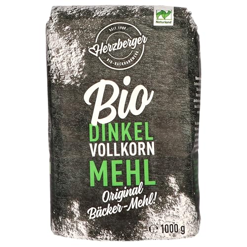 Herzberger Bäckerei Naturland Dinkelvollkornmehl, 10 x 1 kg von Herzberger Bäckerei