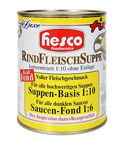 Hesco - Rindfleischsuppe konzentriert - 830g von Hesco