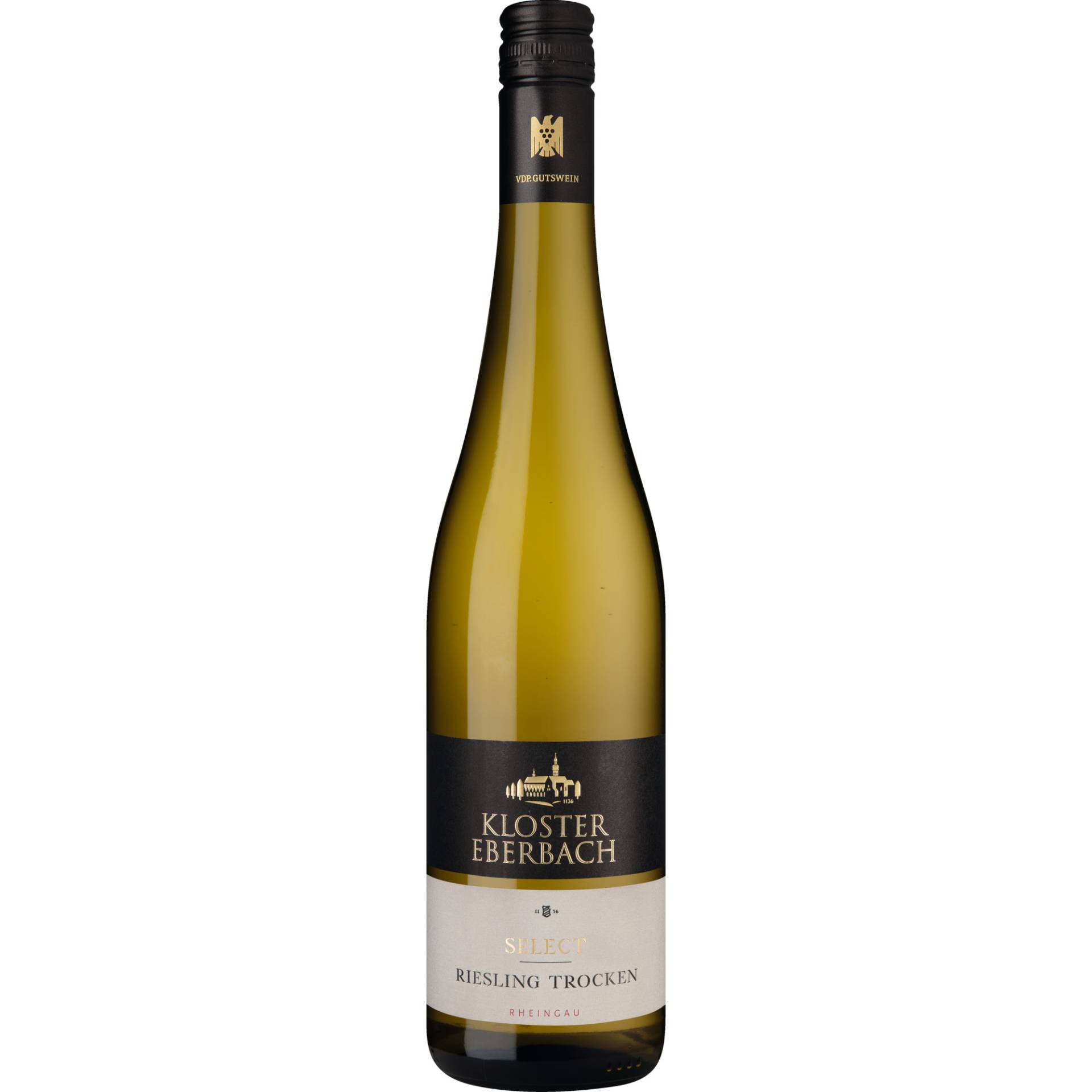 Kloster Eberbach Riesling Select, Trocken, Rheingau, Rheingau, 2023, Weißwein von Hessische Staatsweingüter GmbH, Kloster Eberbach, D - 65346 Eltville