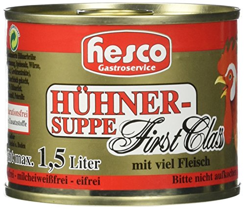 Hühnersuppe konzentriert, 5er Pack (5 x 212 ml) von Hessler