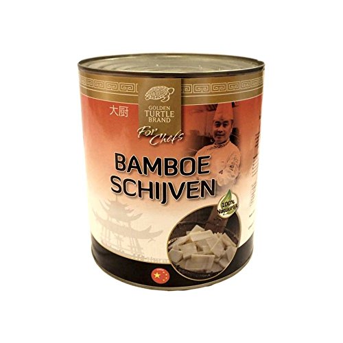 Golden Turtle Brand 'For Chefs' Bamboe Schijven 2900g Konserve (Bambusscheiben) von Heuschen & Schrouff