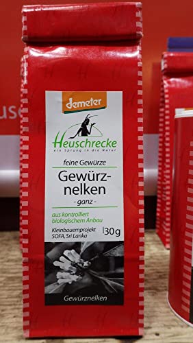 HEUSCHRECKE Bio Nelken, Demeter, Gewürz ganz (2 x 30 gr) von Heuschrecke