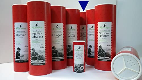 HEUSCHRECKE Bio Pfeffer, schwarz gemahlen, Gastro (2 x 450 gr) von Heuschrecke