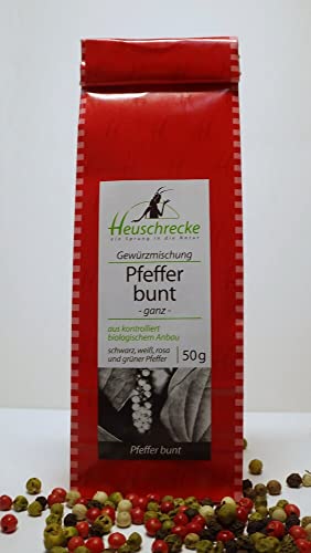 HEUSCHRECKE Bio Pfeffer bunt, ganz (2 x 50 gr) von Heuschrecke