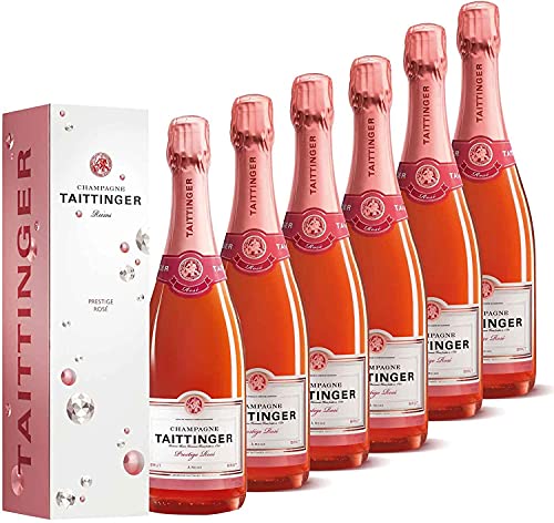 6x TAITTINGER Brut Rose' Prestige - Champagne AOC - BOX - 6x 750ml - DE von Hi-Life Living Nature