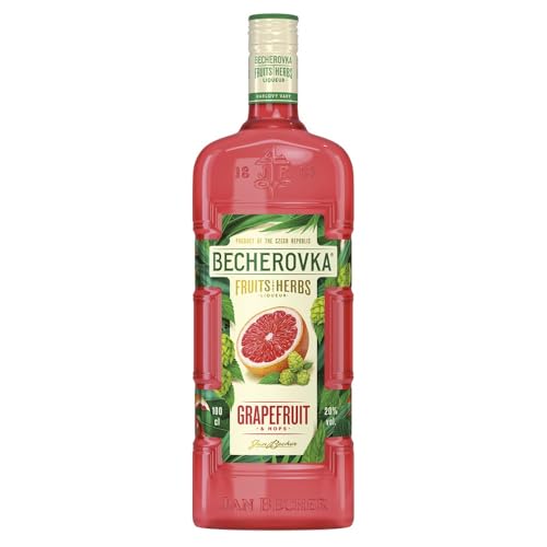 Becherovka Grapefruit und Hopfen - Krauterlikor - 1000ml von Hi Life Living Nature