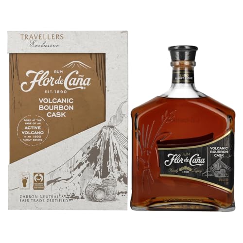 FLOR DE CANA RUM Volcanic Bourbon Cask - Nicaragua - 1000ml - BOX von Hi Life Living Nature