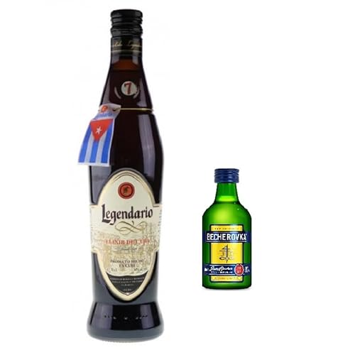 Rum Elixir 7 Jahre 700ml mit kostenloss Becherovka Original mini 50ml von Hi Life Living Nature