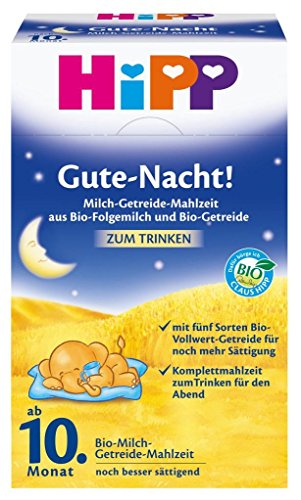 HIPP GUTE-NACHT MILCH-GETREIDE-MAHLZEIT BIO 1X500G von HiPP