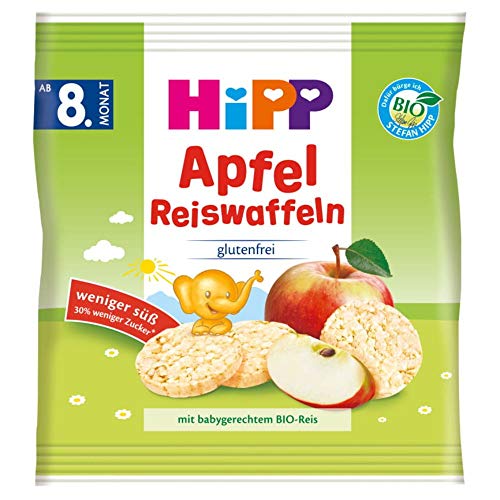 HiPP , 7er Pack (7 x 30 g) Hipp Bio Knabberprodukte Reiswaffeln von HiPP