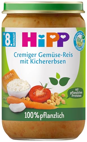 HiPP 100% pflanzliche Menüs ab 8. / 10. Monat von HiPP