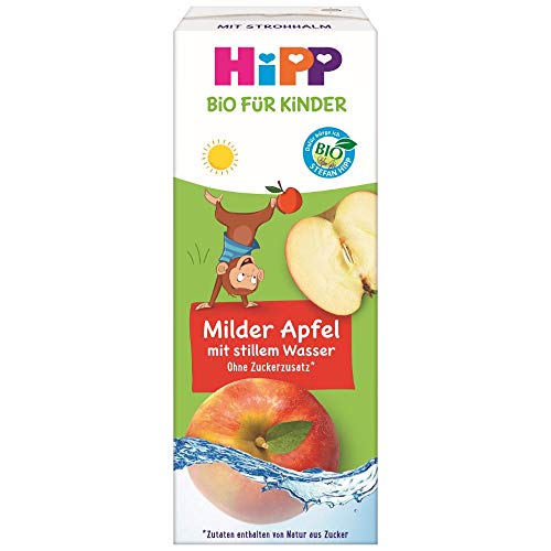 HiPP Bio-Apfelsaft mit stillem Wasser, 15er Pack (15 x 200 ml) von HiPP