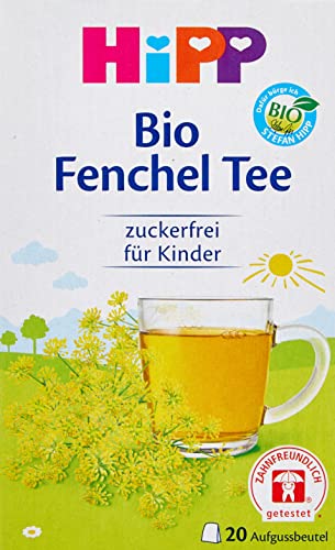 HiPP Bio-Fenchel-Tee Beutel, 6er Pack (6 x 30 g) von HiPP