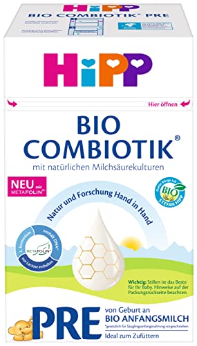 HiPP Bio Milchnahrung, Pre Bio Combiotik, Anfangsmilch, 600g von HiPP