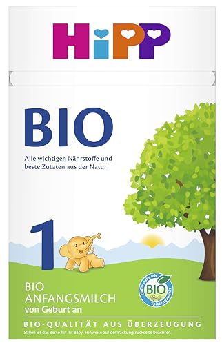 HiPP Bio Milchnahrung 1 Bio, 4er Pack (4 x 600g) von HiPP