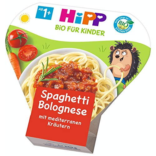 HiPP Bio für Kinder Pasta - Spaghetti Bolognese, 6er Pack (6 x 250 g) von HiPP