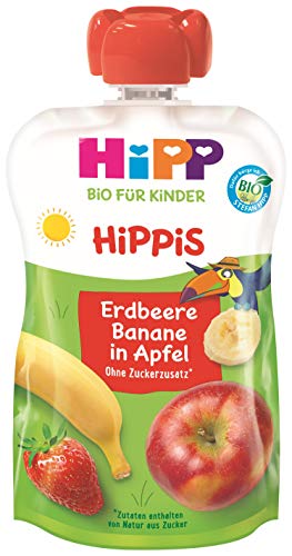 HiPP Erdbeere-Banane in Apfel - Ferdi Frosch, 100 g - Bio von HiPP