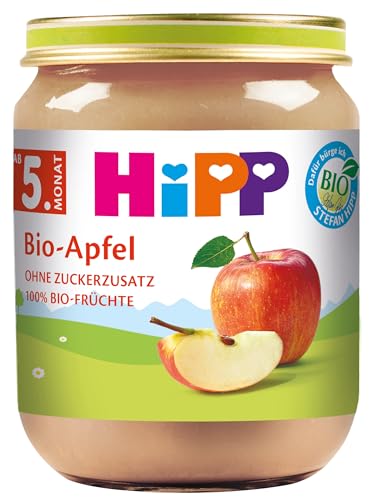 HiPP Früchte Bio-Apfel, 6er Pack (6 x 125 g) von HiPP