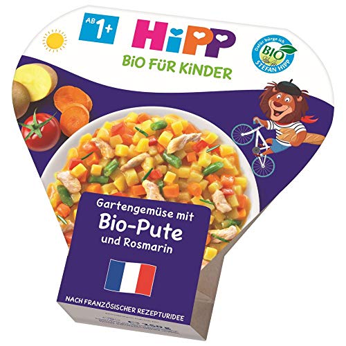 HiPP Gartengemüse mit Pute und Rosmarin, 6er Pack (6 x 250 g) von HiPP