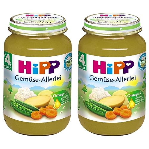 HiPP Gemüse-Allerlei Bio, 12er Pack (6 x 190 g) von HiPP