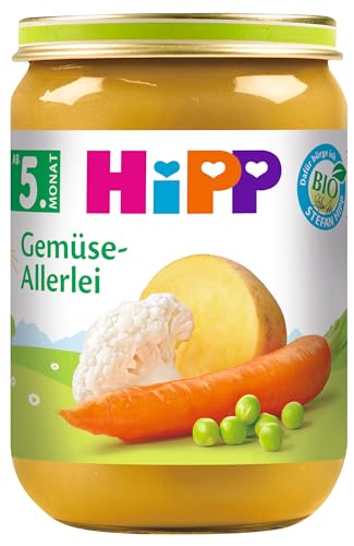 HiPP Gemüse-Allerlei Bio, 6er Pack (6 x 190 g) von HiPP