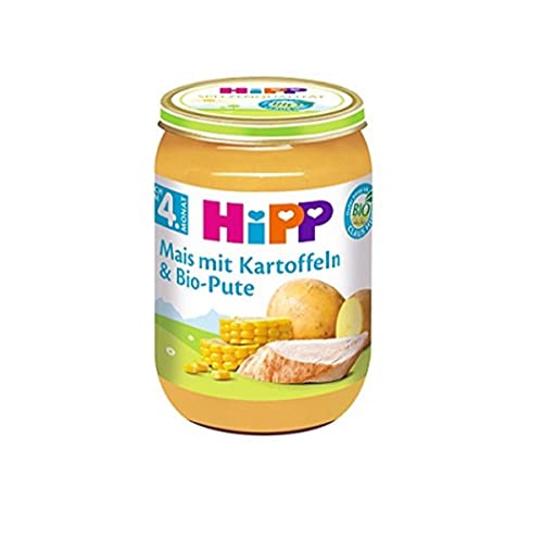 HiPP Mais mit Kartoffelpüree und Bio-Pute, 190g von HiPP