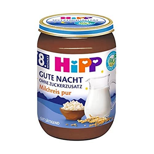 HiPP Milchreis pur, 6er Pack (6 x 190 g) von HiPP